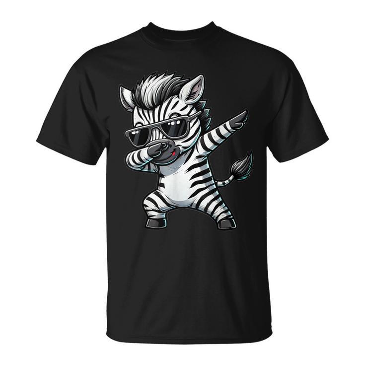 Dabbing Zebra Zebra On Dabben Zebra T-Shirt