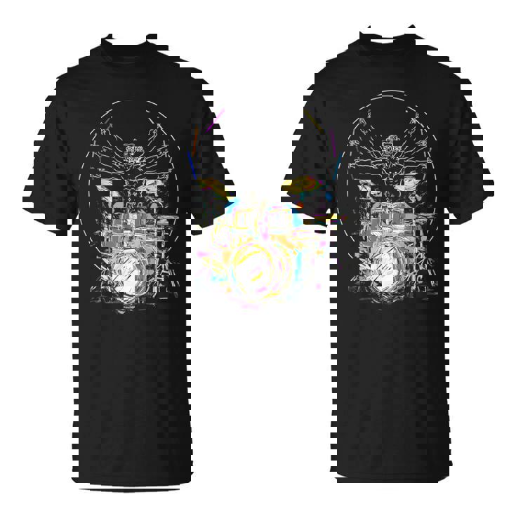 Dainci Batería Musical Camiseta unisex