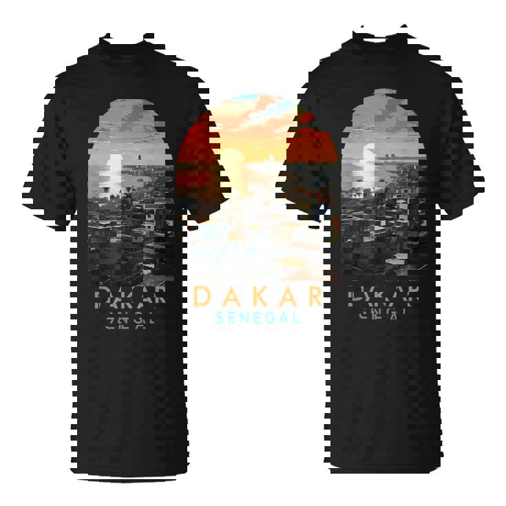 Dakaroyage Explorationoyageacances D'été Dakar Sénégal T-Shirt