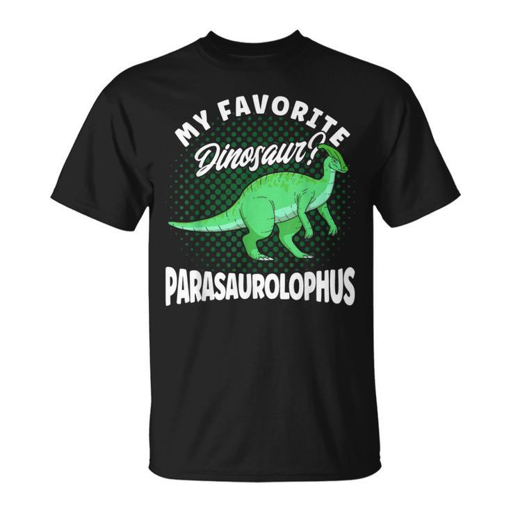 Dinosaur My Favourite Dinosaur Parasaurolophus T-Shirt