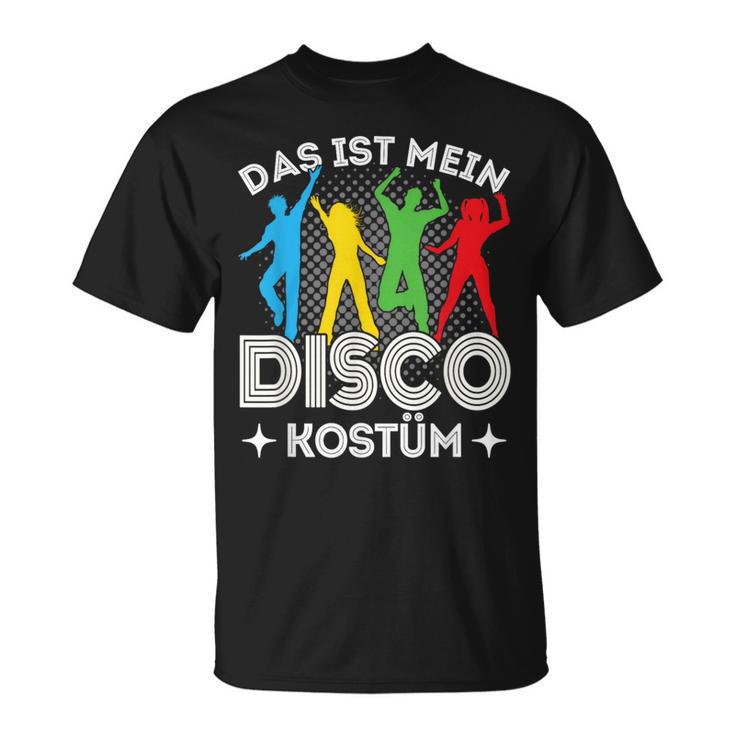 Disco Outfit Women's Das Ist Mein Disco Costume 90S S T-Shirt