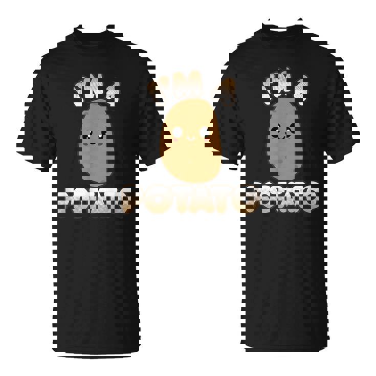 Divertente Costume Di Patata Carino Stile Kawaii Sorridente Sono Una Patata Maglietta