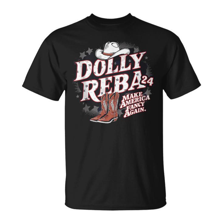 Diva Like Dolly Rebel Like Reba Women's Graphic T-Shirt - Country Music Inspired Tee