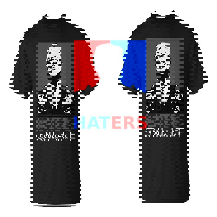 Donald Trump Dedo Medio Arte De La Sátira Trump Regalo Camiseta unisex