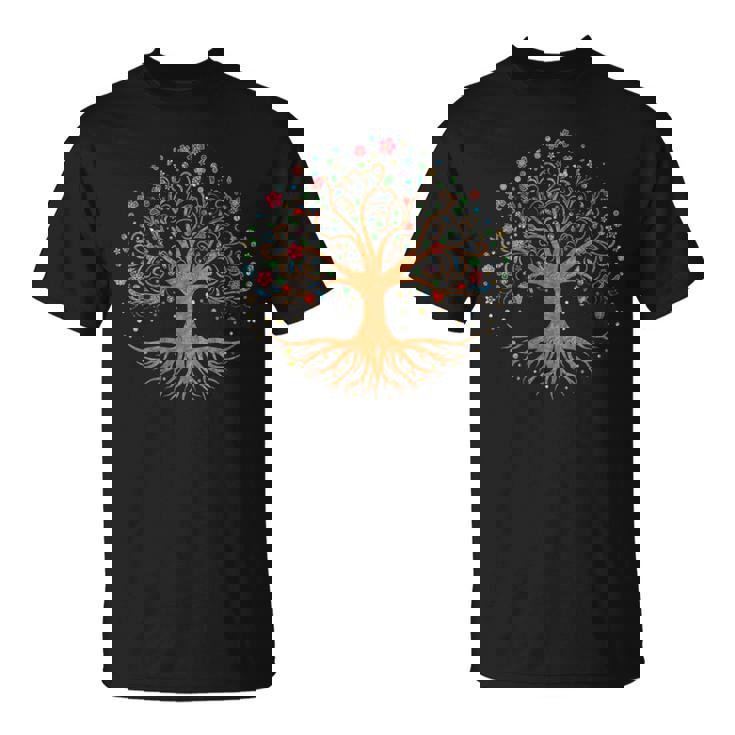 Donna Albero Dellaita Tree Of Life Con Collo A Maglietta