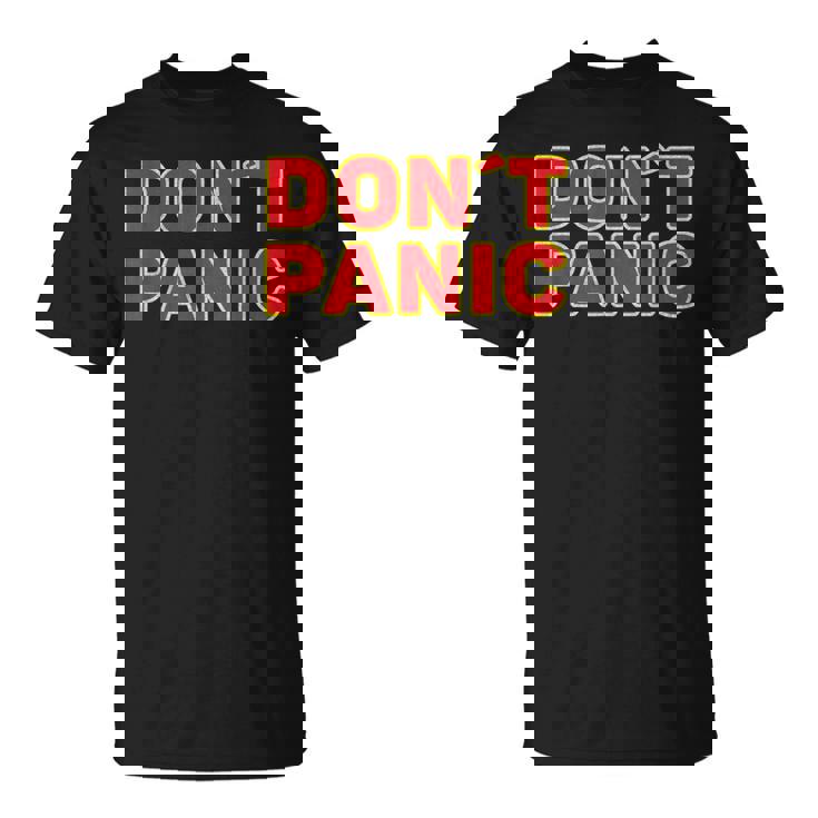 Don't Panicintage Sarcastico Per Evitare Il Panico Maglietta