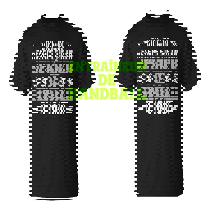 Drôle Le Meilleur Entraîneur De Handball Coach T-Shirt