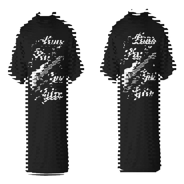 El Guitarrista Que Dice Que La Guitarra Eléctrica Camiseta unisex