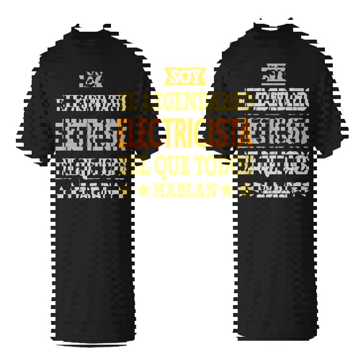 Electricista Profesión Divertida Electricista Camiseta unisex