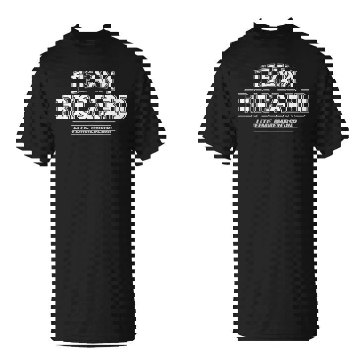 Équipe Ricard Nom De Famille Fier Cadeau De Nom De Famille T-Shirt