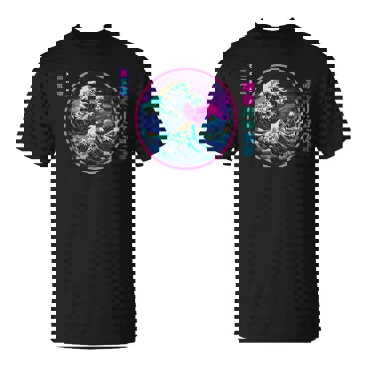 Estética Japonesa Japón Arte La Gran Ola Antes De Kanagawa Camiseta unisex