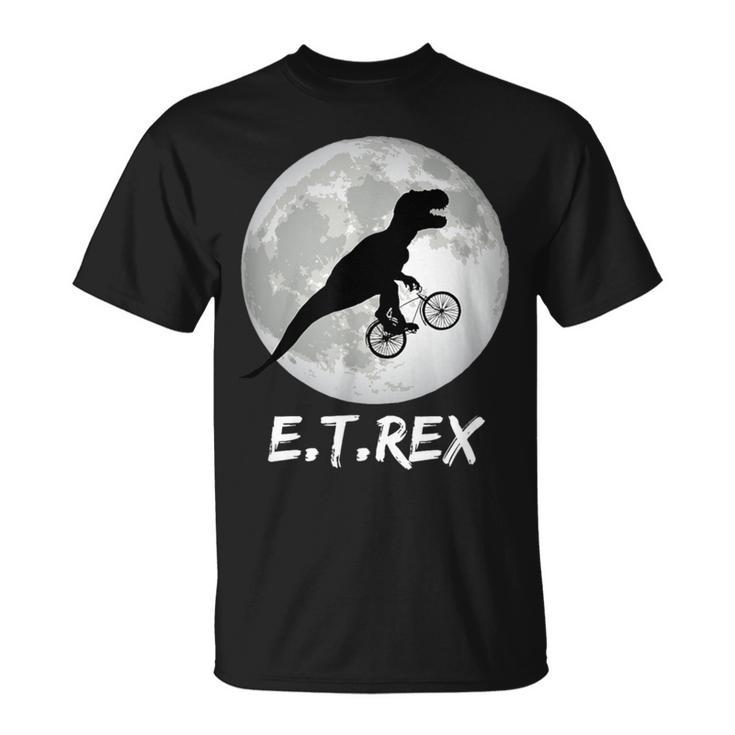 ET Rex Drôle Dinosaure T-Rex Surélo Sur La Lune T-Shirt
