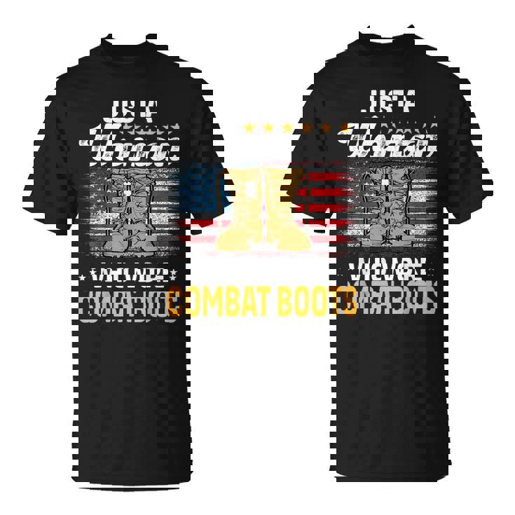 Female Veteran Boot For Veteran And Veteran Mom T-Shirt