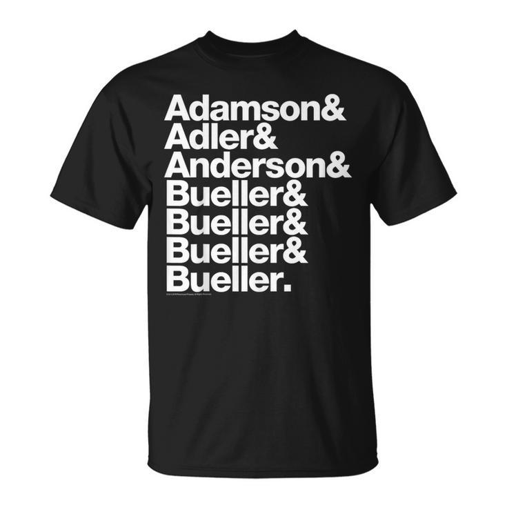 Ferris Bueller's Day Off Adamson & Eagle & Anderson T-Shirt