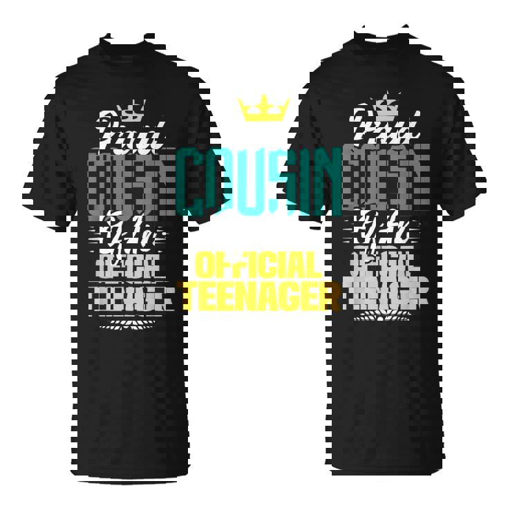 Fier Cousin D'un Adolescent Officiel Famille D'anniversaire T-Shirt