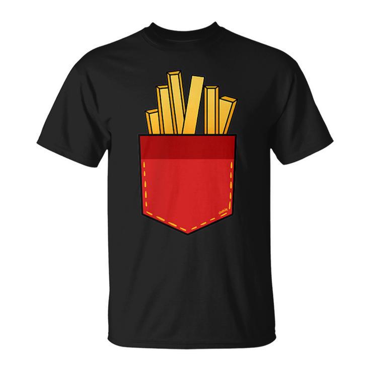 Fommes French Fries Fritten In My Bag T-Shirt