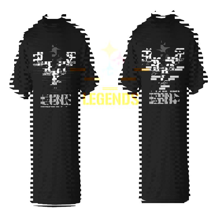 Football Vintage Pittsburgh Legends Signatures T-Shirt