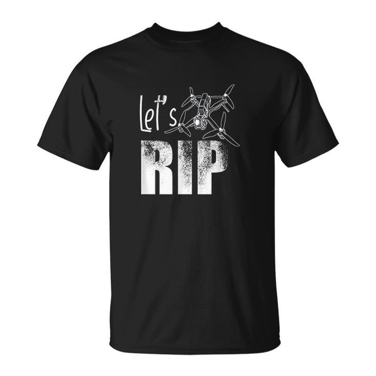 Quadricoptère Acro Pilote De Drone De Course FPV Retro T-Shirt - Cadeau Pour Passionnés De Drones