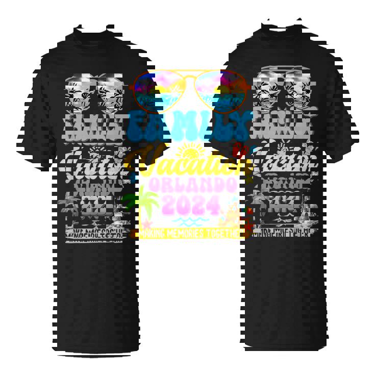 Family Vacation Orlando 2024 Memories Summer Trip T-Shirt