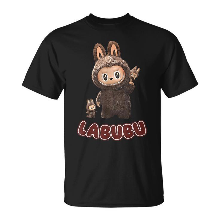 T-shirt Labubu MSK-Clothing – Imprimé Mignon, Unisexe Et Enfant, Coton Bio-wash