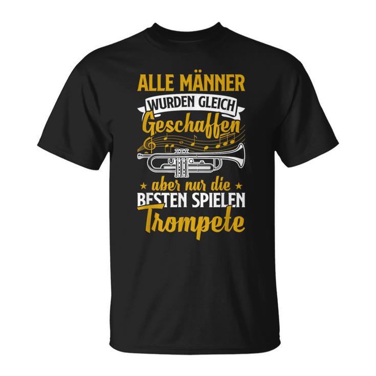 Musician Die Beste Spielen Trumpet T-Shirt