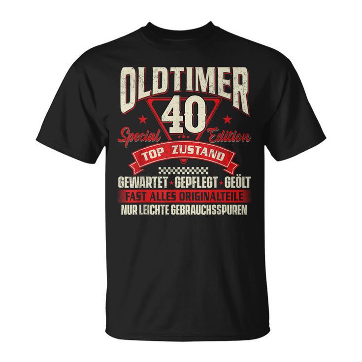 Oldtimer 40 Jahre Birthday T-Shirt