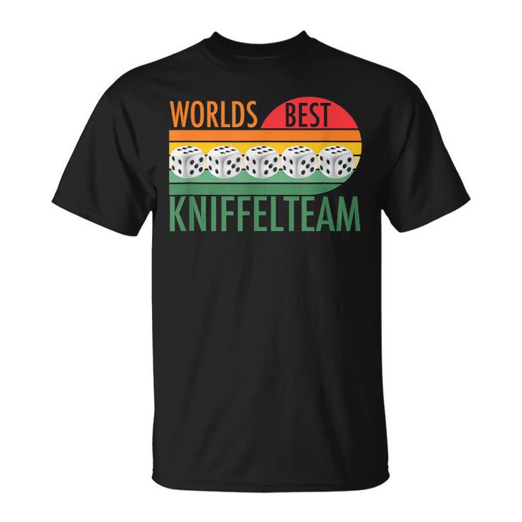 Retro Graphic For Teamintage Kniffel S T-Shirt