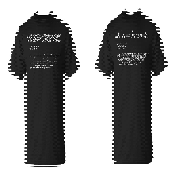 Wine Wine-Trovert Wine Drinker T-Shirt Seseable UK