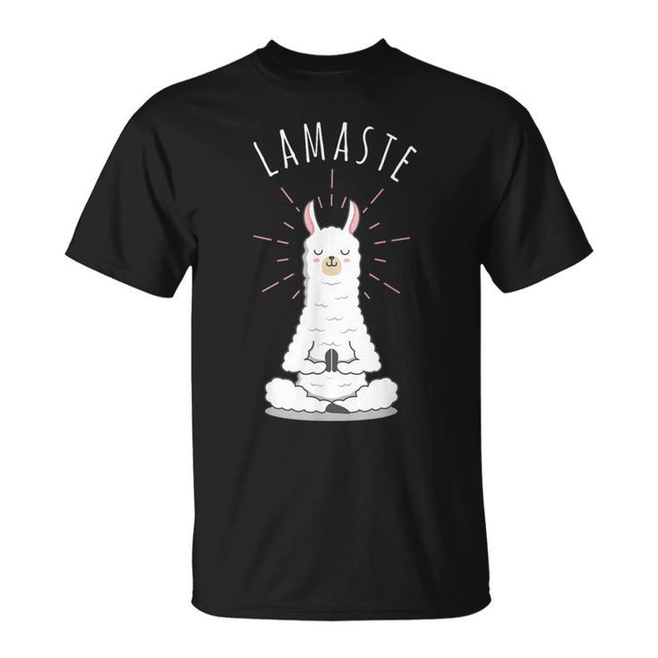 Yoga Namaste Lamaste T-Shirt