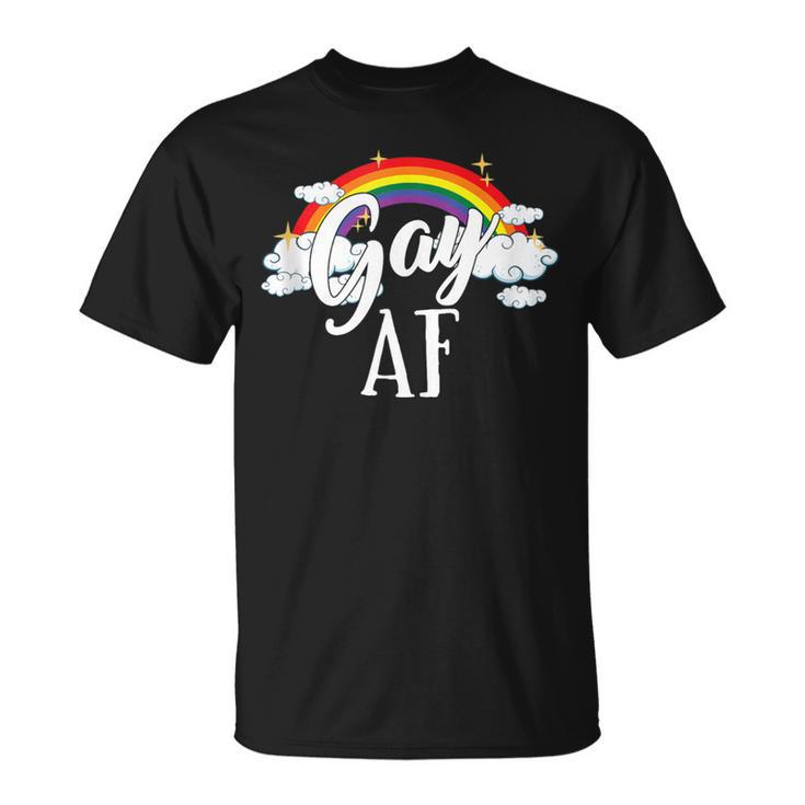 Gay Af Lgbtq Gay Pride Week Month Parade T-Shirt