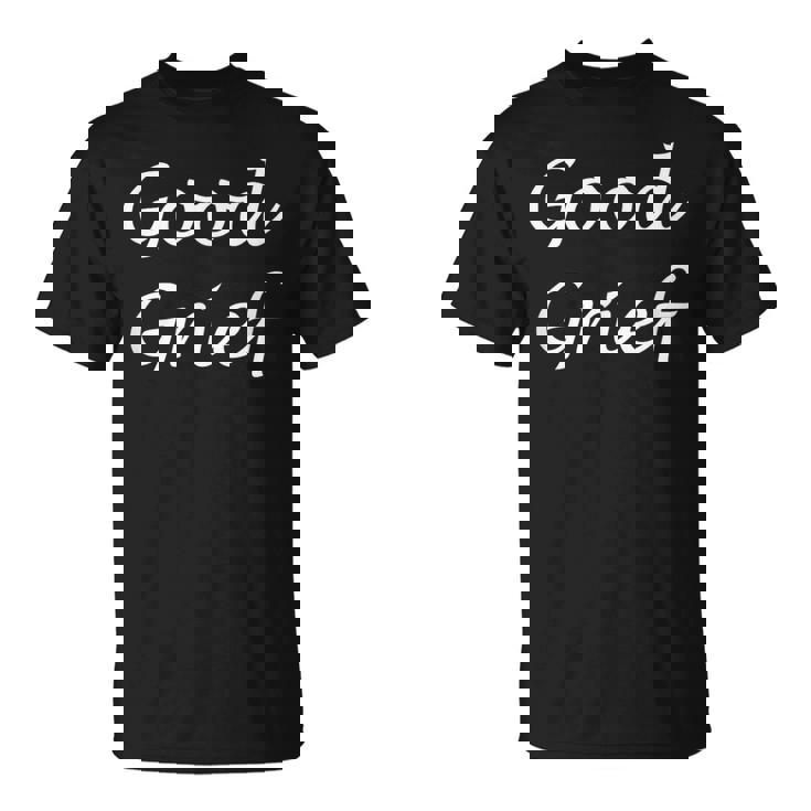 Good Grief Men's T-shirt Back Print - Monsterry