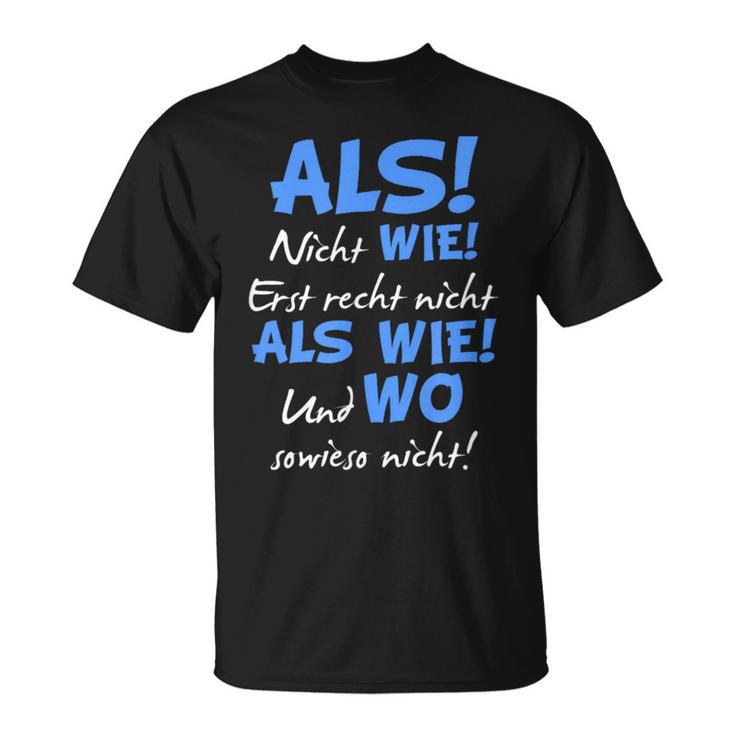 Grammatik German Teacher And Teacher T-Shirt