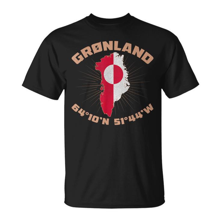 Grönland Grönland Dänemark Grönländer Thulemand Grönländisch T-Shirt