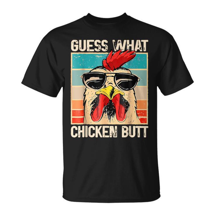 Guess What Chicken Butt Chicken Meme T Shirt Thegiftio UK