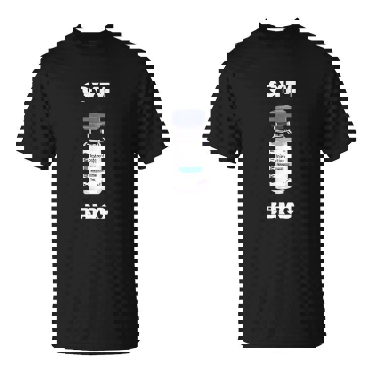 Gym Bro Tren Testosterona Natural Bro Gym Rata Camiseta unisex