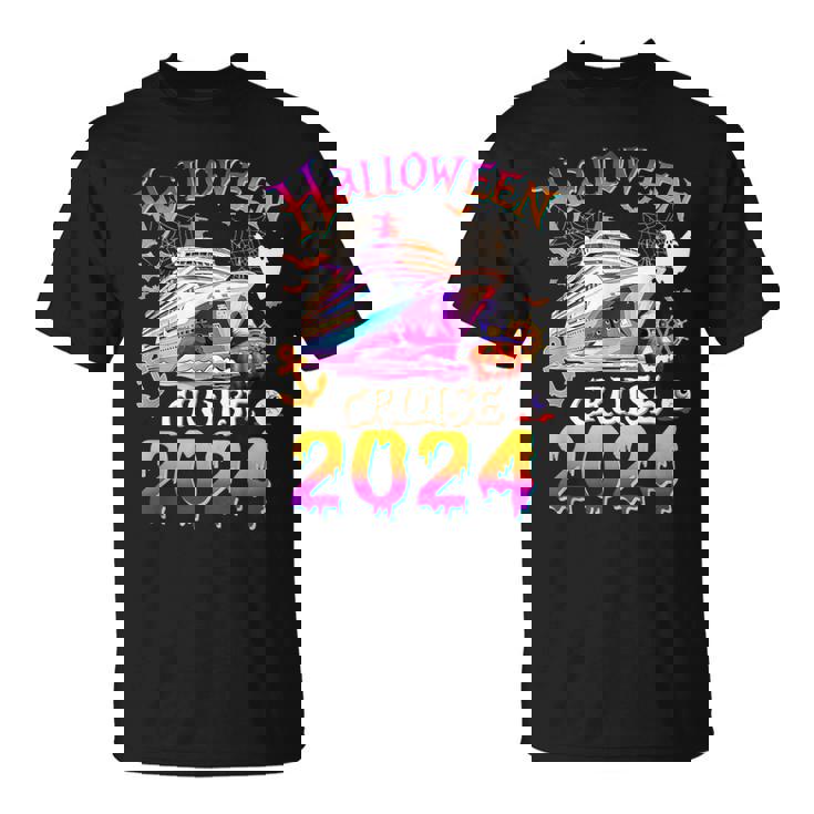 Halloween Cruise 2024 Family Group Matching Cruise Vacation T-Shirt