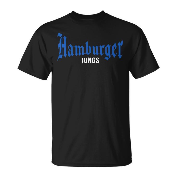 Hamburg Boys' With Lettering Hansestadt S T-Shirt