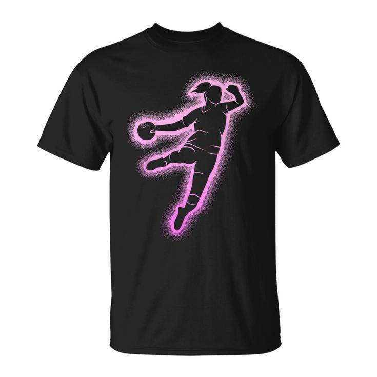 Handball Girl's Women's Handballer Children's T-Shirt