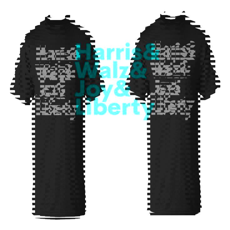 Harris Walz Joy Liberty Harris Walz Waltz 2024 Retro T-Shirt