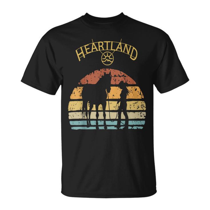 Heartland Retrointage Sunset T-Shirt