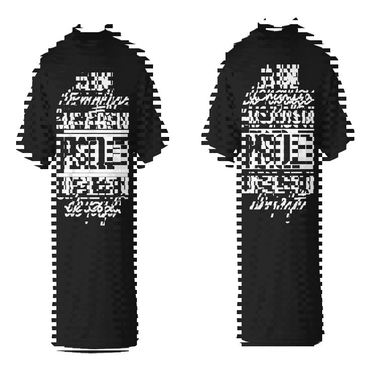 Homme Papa Drole J'ai Une Fille Magnifique Fête Des Pères T-Shirt