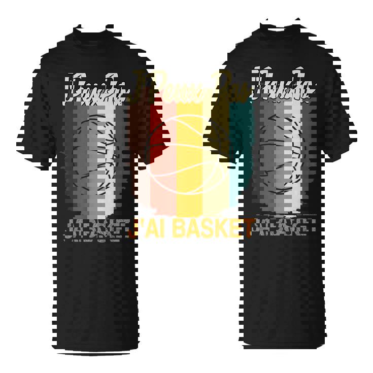 Debardeur Basket Homme Débardeur Humoristique 'J'Peux Pas J'ai Basket' - Cadeau Drôle Pour Joueurs - Homme/Femme Objet Basketball