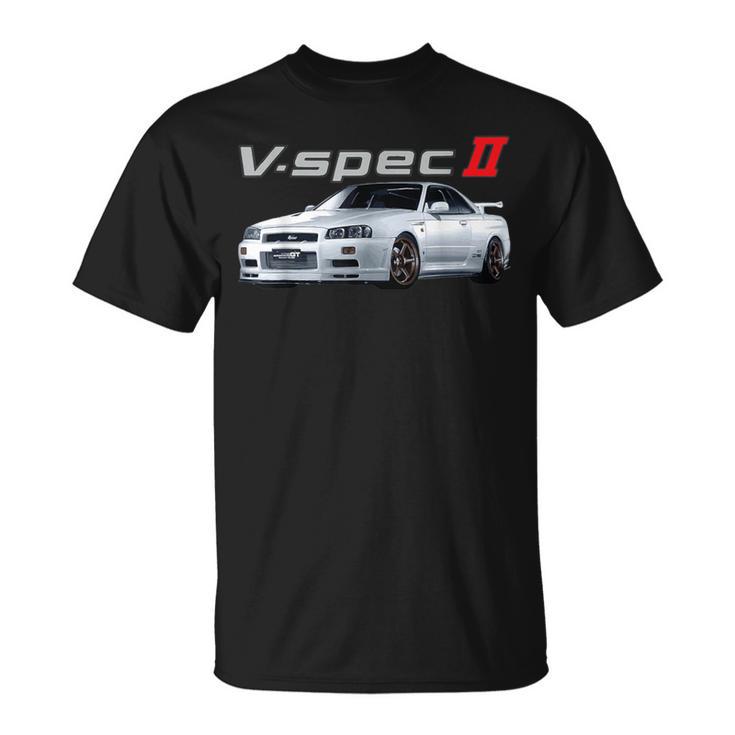 Jdm Auto R34-Spec Ii Rb26 Skyline T-Shirt