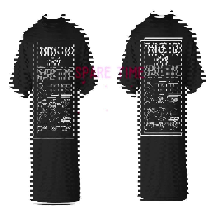 Kpop Fan I Cosas Que Hago En Mi Tiempo Libre I Kpop Camiseta unisex