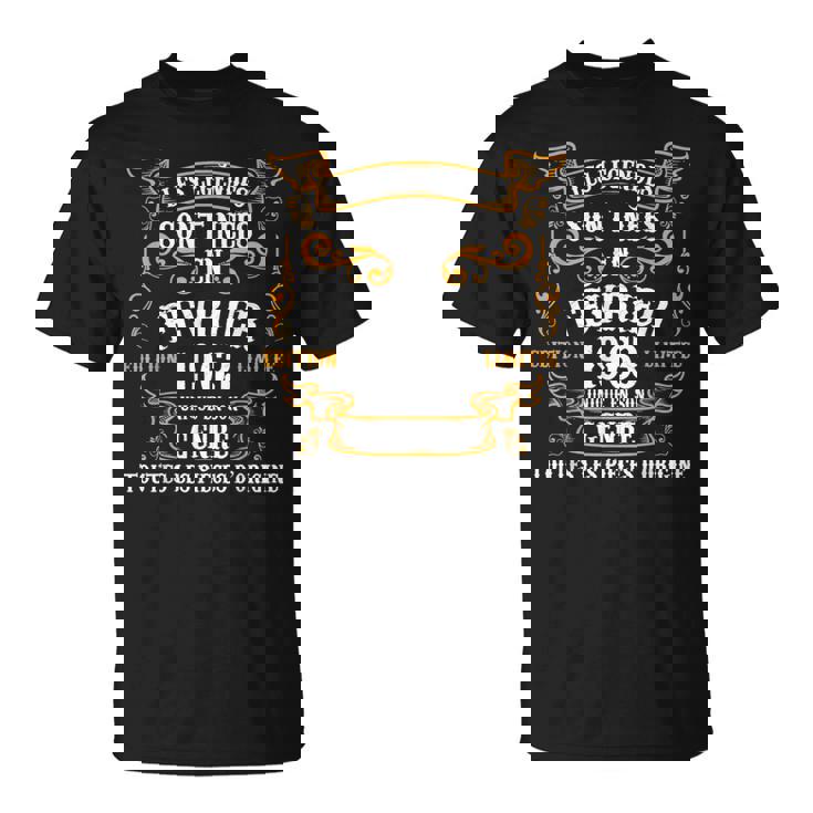 Les Legendes Sont Nees En Fevrier 1963 60E Anniversaire Homme T-Shirt
