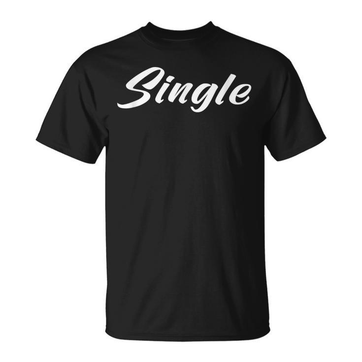 Lettering Single Partnersuche Women's T-Shirt