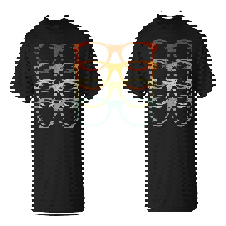 Lunettes Rétro Optométriste Ophtalmologie Optométriste T-shirt