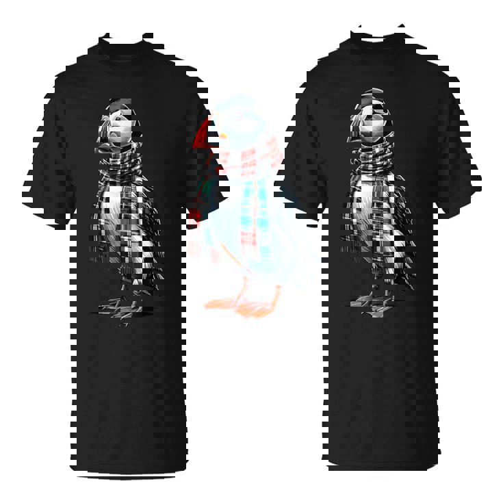 Macareux Macareux Avec Écharpe Et Joli Macareux T-Shirt