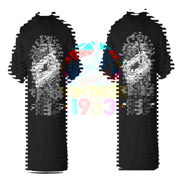 Made In 1983 Compleanno Uomo Donna Regalo Anni 40 Maglietta