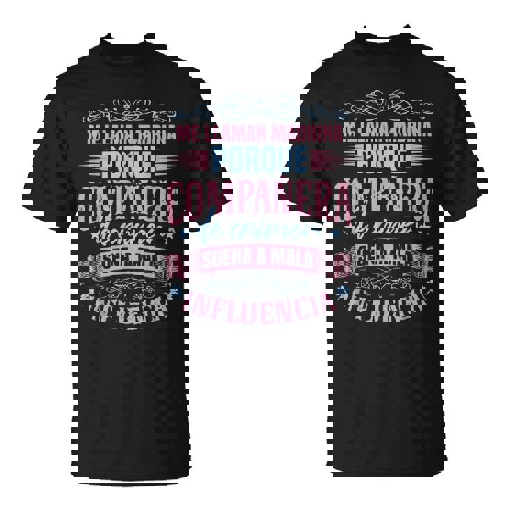 Madrina Regalo Dia De La Madre Camiseta unisex